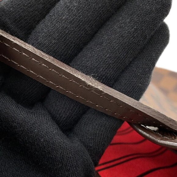 LOUIS VUITTON Neverfull Size MM Damier Ebene Canvas Cerise - Picture 12 of 16